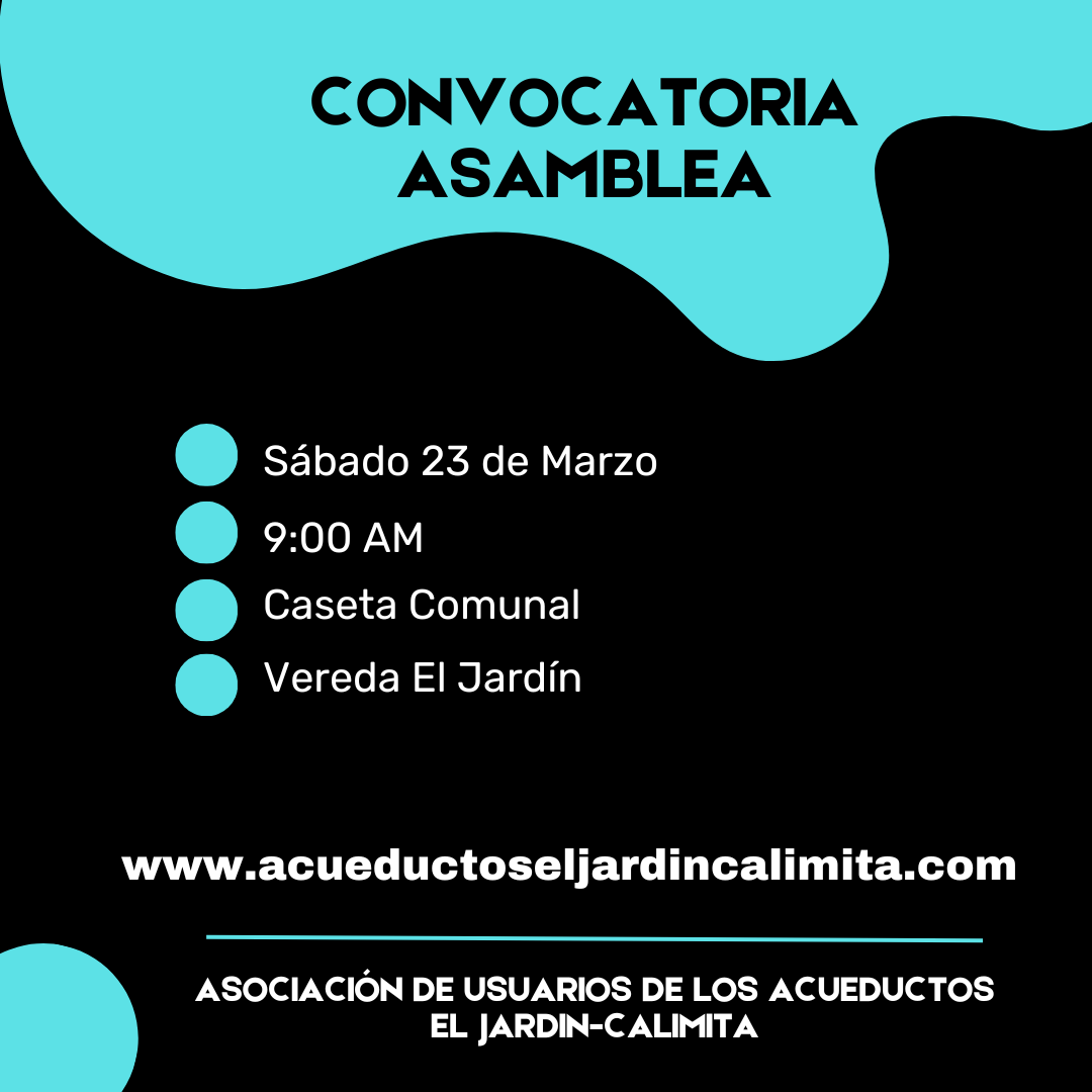 Lee más sobre el artículo Convocatoria Asamblea Usuarios